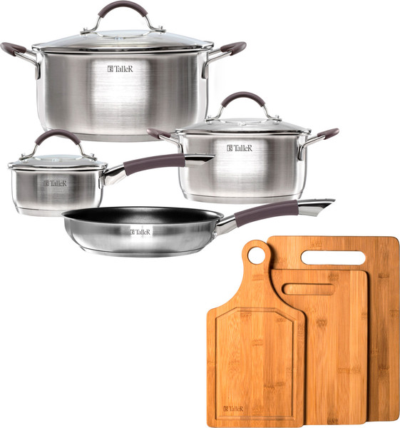 Изображение товара Набор кухонной посуды TalleR TR-11020 + доска разделочная TR-52203 в подарок