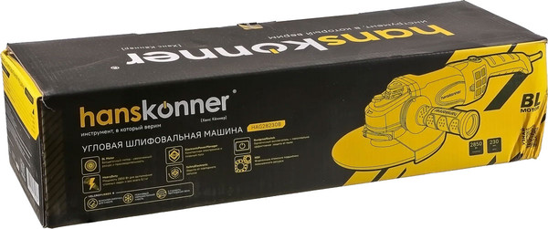 Изображение товара Угловая шлифовальная машина Hanskonner HAG28230B