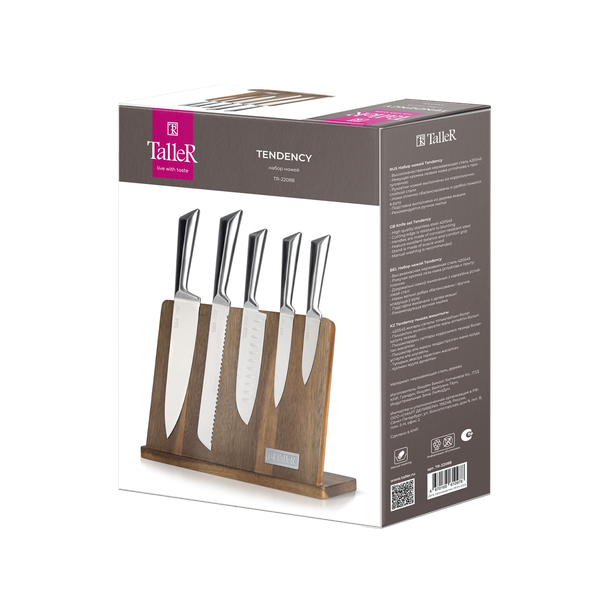 Изображение товара Набор ножей TalleR TR-22088 + терка TR-21919 в подарок