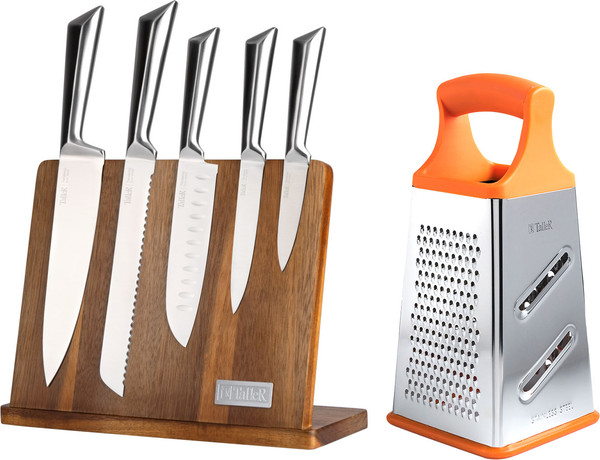 Изображение товара Набор ножей TalleR TR-22088 + терка TR-21919 в подарок