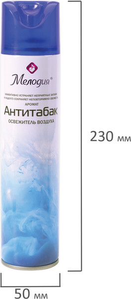 Изображение товара Освежитель воздуха Мелодия Антитабак (300мл)