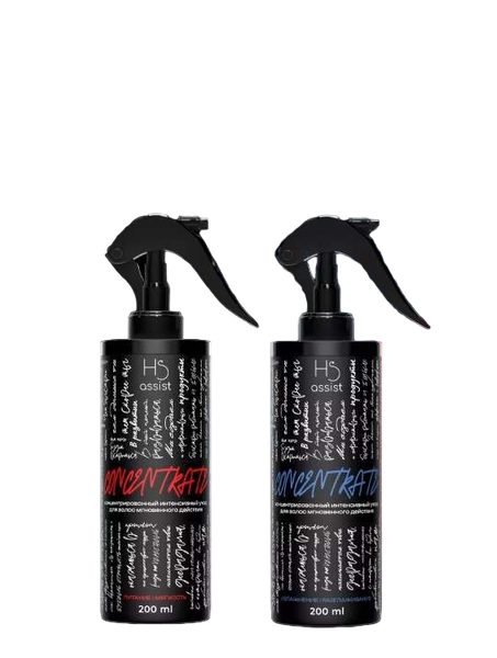 Изображение товара Набор косметики для волос Hair Sekta Concentrate Спрей Мягкость+Увлажнение 2x200мл