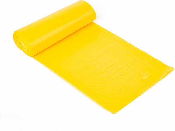 Изображение товара Пакеты для мусора Laima 606701 (60л, 20шт, желтый)