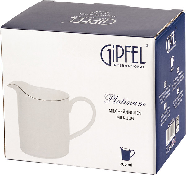 Изображение товара Молочник Gipfel Platinum 51542 (белый/серебристый)