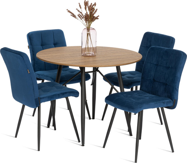 Изображение товара Стул Tetchair Medeo велюр (синий)