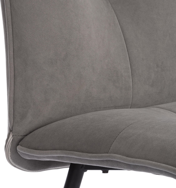 Изображение товара Стул Tetchair Sweet флок (серый/черный)