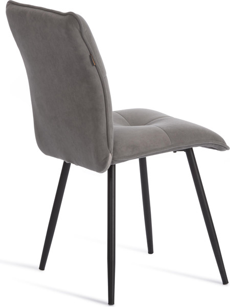 Изображение товара Стул Tetchair Sweet флок (серый/черный)