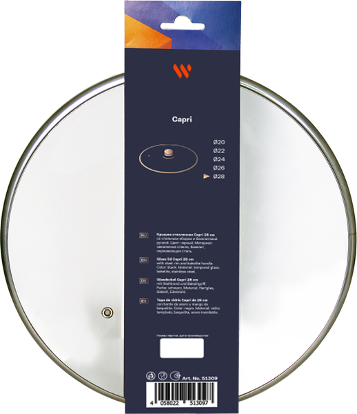 Изображение товара Крышка стеклянная Werner Capri 51309