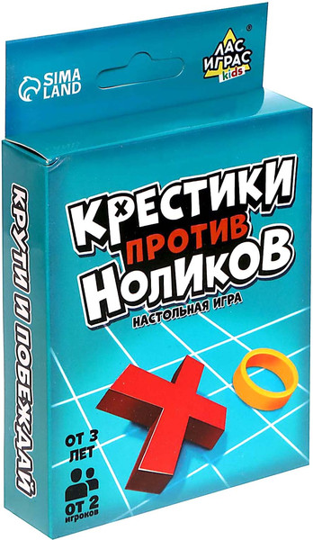 Изображение товара Настольная игра Лас Играс Kids. Крестики против ноликов QD303-1 / 4704251