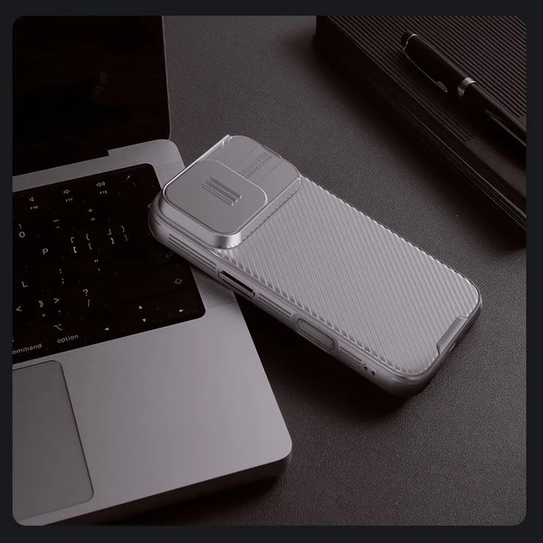 Изображение товара Чехол-накладка Nillkin CamShield Pro для iPhone 16 Pro (титановый)