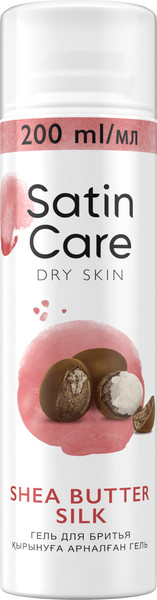 Изображение товара Гель для бритья Gillette Satin Care Shea Butter Silk (200мл)
