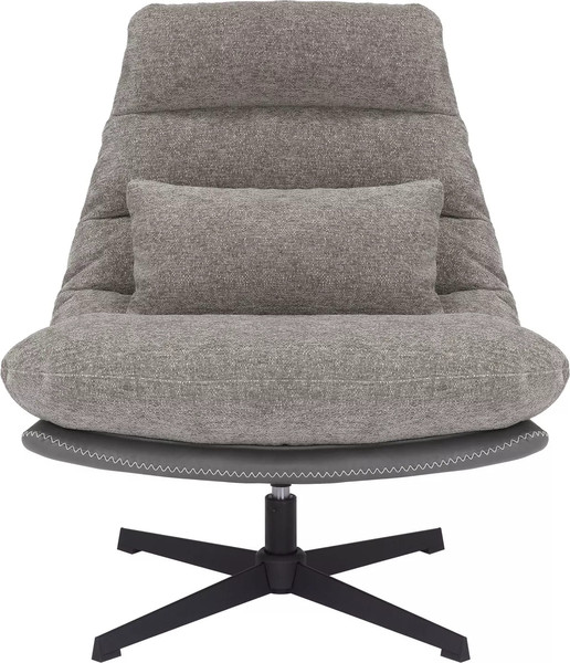 Изображение товара Кресло мягкое Signal Felicia (Raven 07 серый/черный матовый)