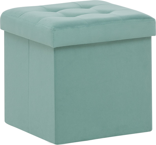 Изображение товара Пуф Импэкс Leset Плуто складной с крышкой  (велюр Velutto 43/зеленый)