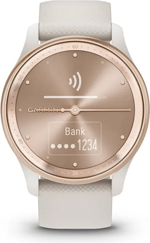 Изображение товара Умные часы Garmin Vivomove Trend 40.4мм / 010-02665-01 (персиковый/слоновая кость)