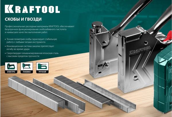 Изображение товара Скобы Kraftool 31670-08