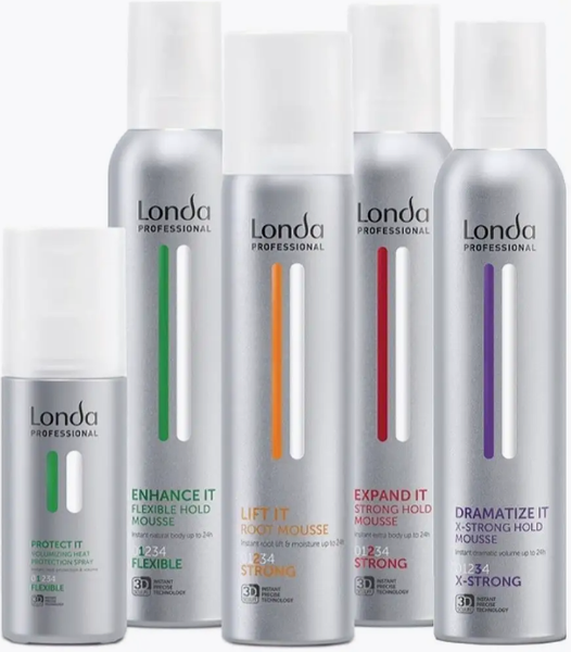 Изображение товара Пенка для укладки волос Londa Professional Dramatize It экстрасильной фиксации (200мл)