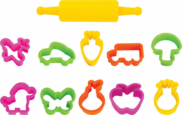 Изображение товара Набор формочек для лепки Юнландия Формочки для лепки и скалка / 229621