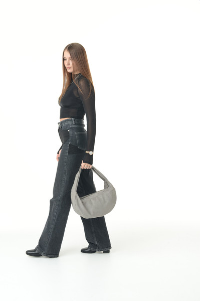 Изображение товара Сумка MT.Style Hobo Velour (серый)