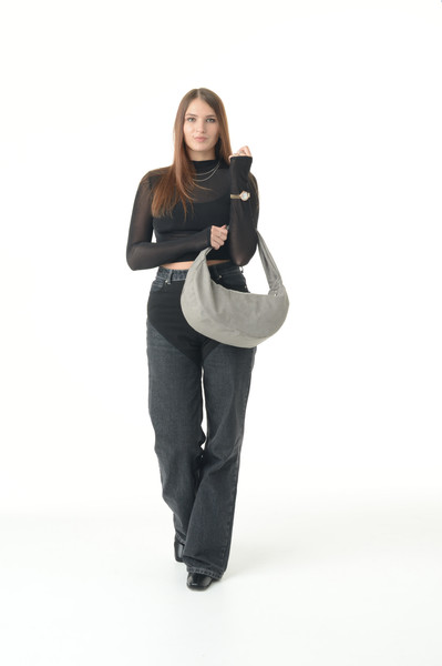 Изображение товара Сумка MT.Style Hobo Velour (серый)