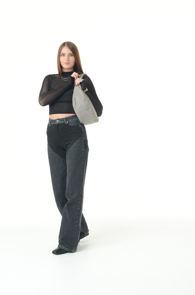 Изображение товара Сумка MT.Style Hobo Velour (серый)