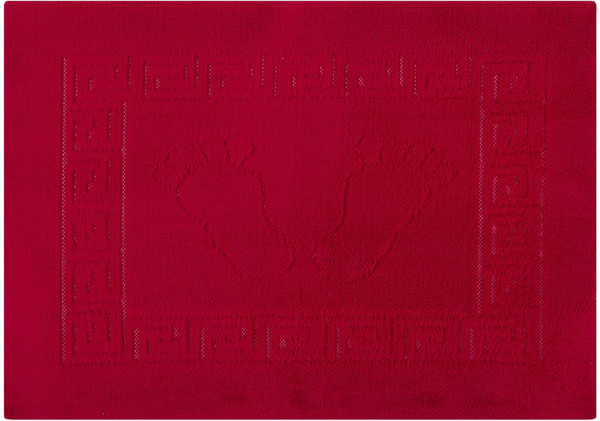 Изображение товара Коврик для ванной АртПостель Ножки Арт Дизайн на резиновой основе 45x65 (бордовый)