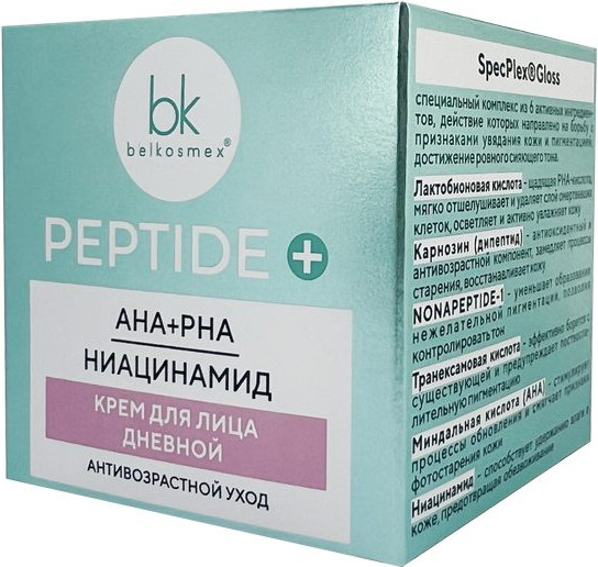 Изображение товара Крем для лица BelKosmex Peptide+ дневной (45г)