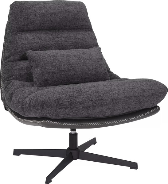 Изображение товара Кресло мягкое Signal Felicia (Raven 18 темно-серый/черный/черный матовый)