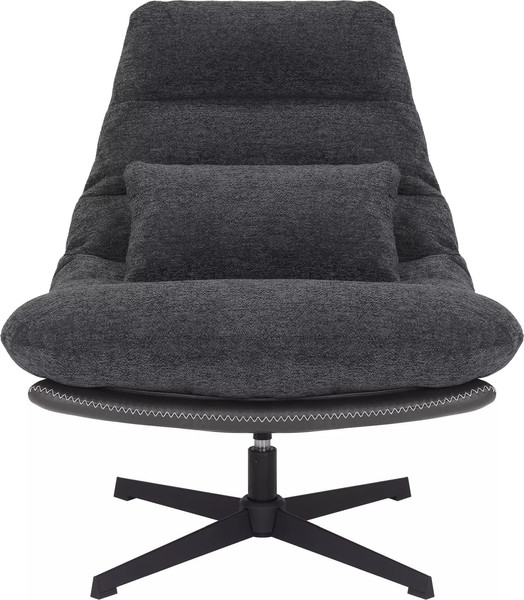 Изображение товара Кресло мягкое Signal Felicia (Raven 18 темно-серый/черный/черный матовый)