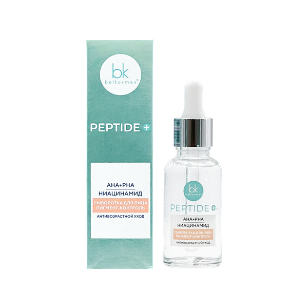Изображение товара Сыворотка для лица BelKosmex Peptide+ пигмент-контроль (30г)