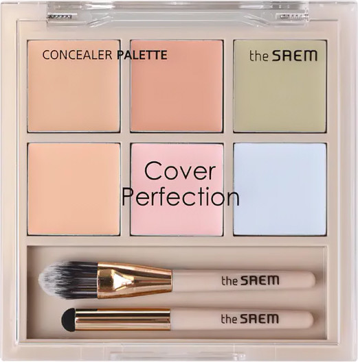 Изображение товара Консилер The Saem Cover Perfection Concealer Palette 02 Cover&Light