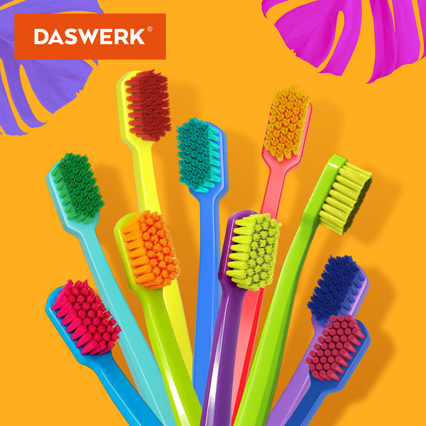 Изображение товара Набор зубных щеток Daswerk Medium Soft / 608215 (10шт)