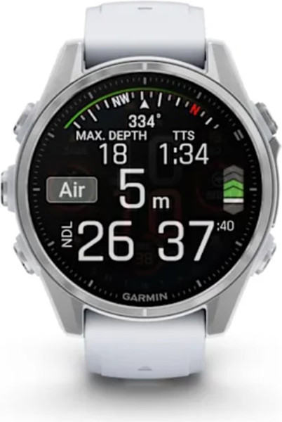 Изображение товара Умные часы Garmin Fenix 8 AMOLED 43mm / 010-02903-00 (серебристый/белый)