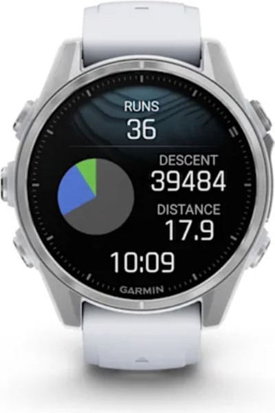 Изображение товара Умные часы Garmin Fenix 8 AMOLED 43mm / 010-02903-00 (серебристый/белый)