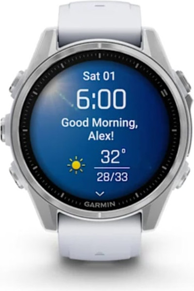 Изображение товара Умные часы Garmin Fenix 8 AMOLED 43mm / 010-02903-00 (серебристый/белый)