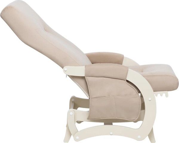 Изображение товара Кресло-маятник Импэкс Milli Кьяра с карманами (слоновая кость/ткань V 18)