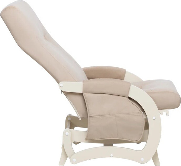 Изображение товара Кресло-маятник Импэкс Milli Кьяра с карманами (слоновая кость/ткань V 18)