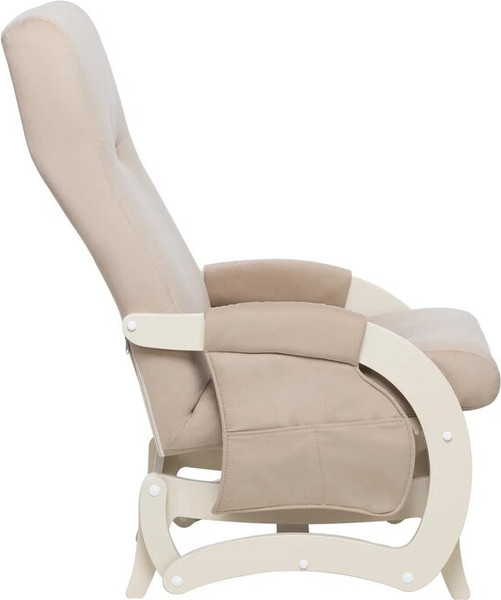 Изображение товара Кресло-маятник Импэкс Milli Кьяра с карманами (слоновая кость/ткань V 18)