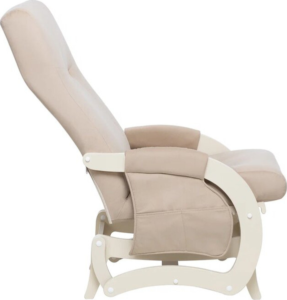 Изображение товара Кресло-маятник Импэкс Milli Кьяра с карманами (слоновая кость/ткань V 18)