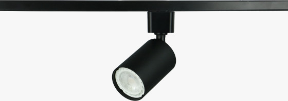Изображение товара Трековый светильник ЭРА TR76 GU10 BK / Б0063921 (черный)