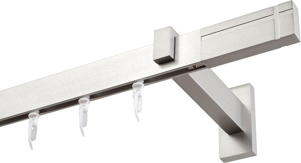 Изображение товара Карниз для штор Эскар Хай Тек Кросс 1-рядный / 4113340 (3.4м, сатин)