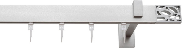 Изображение товара Карниз для штор Эскар Хай Тек Твист 1-рядный / 4116300 (3м, сатин)