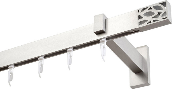 Изображение товара Карниз для штор Эскар Хай Тек Твист 1-рядный / 4116340 (3.4м, сатин)