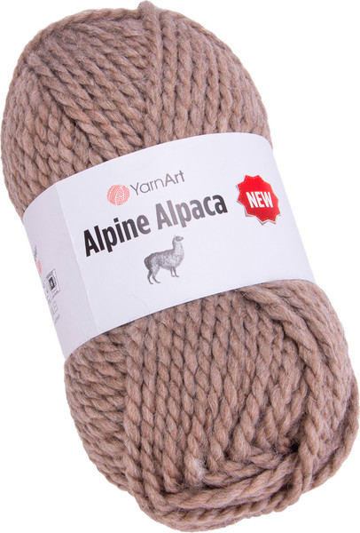 Изображение товара Пряжа для вязания Yarnart Alpine Alpaca 20% альпака, 20% шерсть, 60% акрил / 1432 (120м, бежевый)