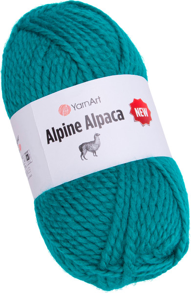 Изображение товара Пряжа для вязания Yarnart Alpine Alpaca 20% альпака, 20% шерсть, 60% акрил / 1446 (120м, бирюзовый)