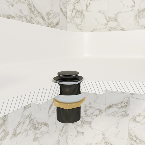 Изображение товара Донный клапан Teymi T140127 (черный матовый)