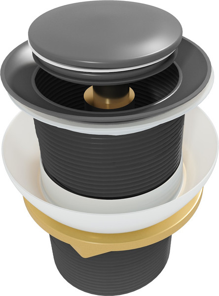 Изображение товара Донный клапан Teymi T140127 (черный матовый)