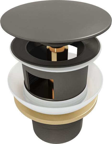 Изображение товара Донный клапан Teymi T140203 (графит матовый)