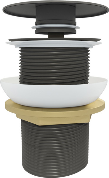 Изображение товара Донный клапан Teymi T140206 (графит матовый)