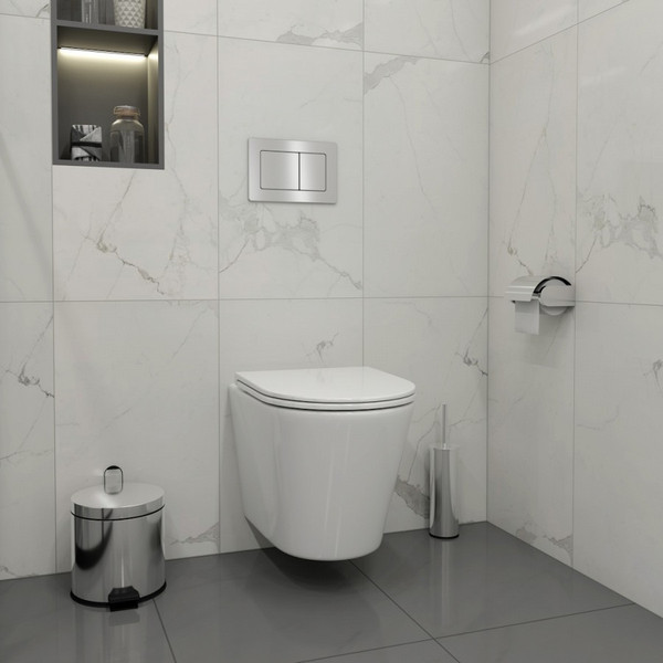 Изображение товара Кнопка для инсталляции Teymi Aina / T70014 (нержавеющая сталь/матовый)