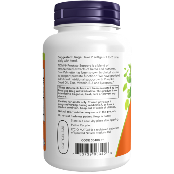 Изображение товара Комплексная пищевая добавка NOW Foods Prostate Support (90капсул)